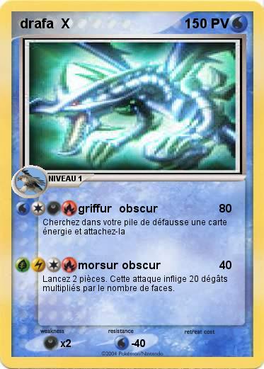 Pokemon drafa  X                                                              