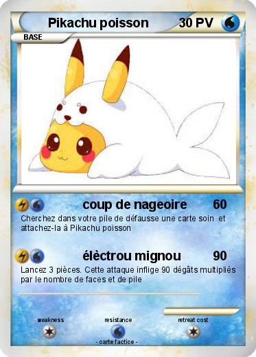 Pokemon Pikachu poisson