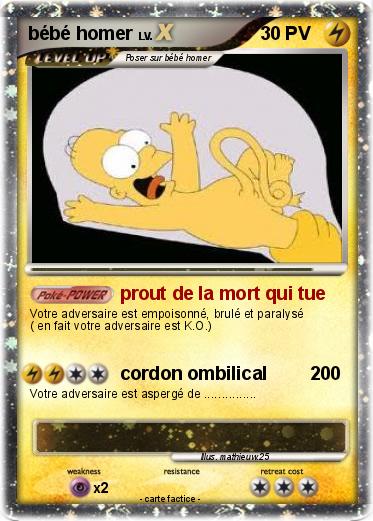 Pokemon bébé homer