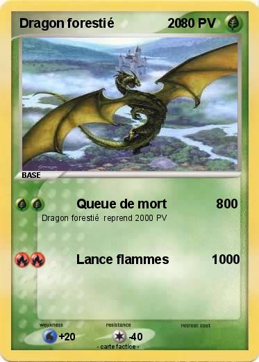 Pokemon Dragon forestié               20