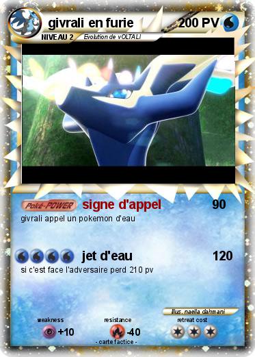 Pokemon givrali en furie