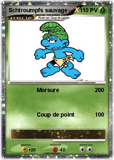Pokemon Schtroumpfs sauvage