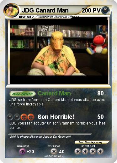 Pokemon JDG Canard Man