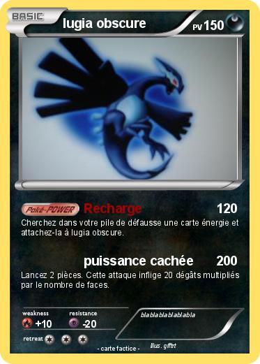 Pokemon lugia obscure