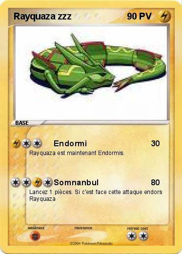 Pokemon Rayquaza zzz  