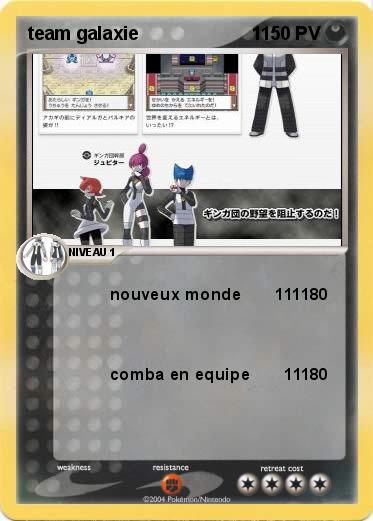 Pokemon team galaxie                      1