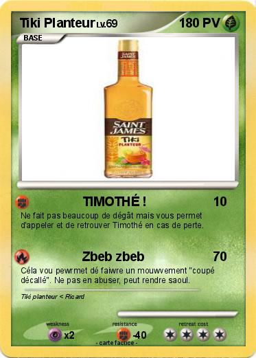 Pokemon Tiki Planteur