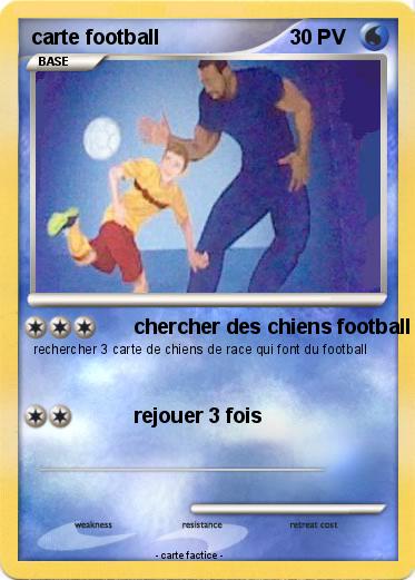 Pokemon carte football