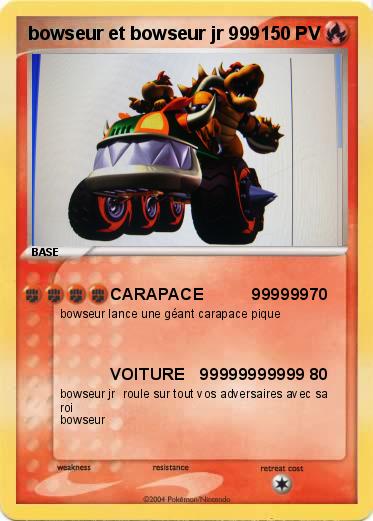 Pokemon bowseur et bowseur jr 999        