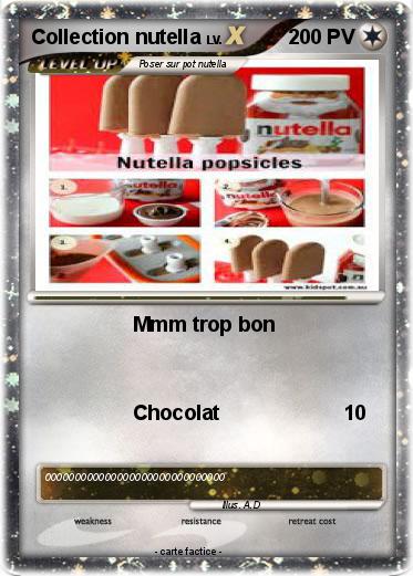 Pokemon Collection nutella