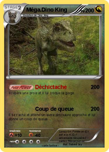 Pokemon Méga.Dino King