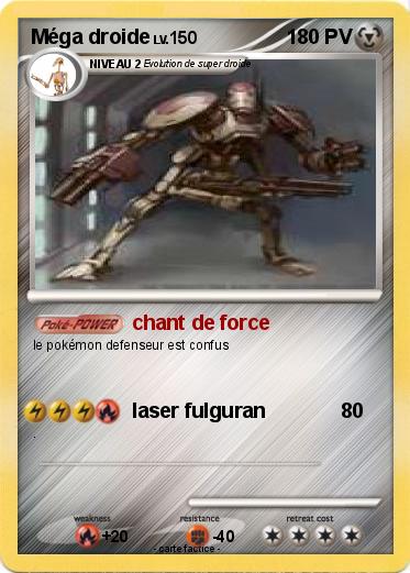Pokemon Méga droide
