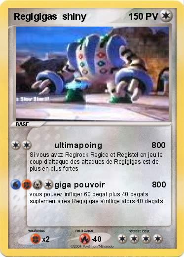 Pokemon Regigigas  shiny