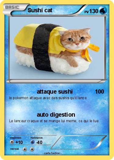 Pokemon Sushi cat