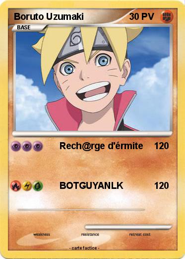 Pokemon Boruto Uzumaki