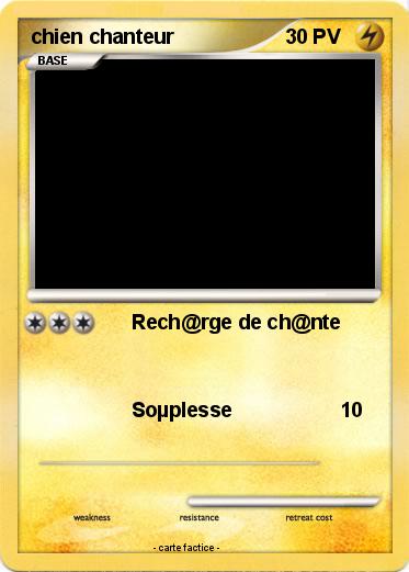 Pokemon chien chanteur