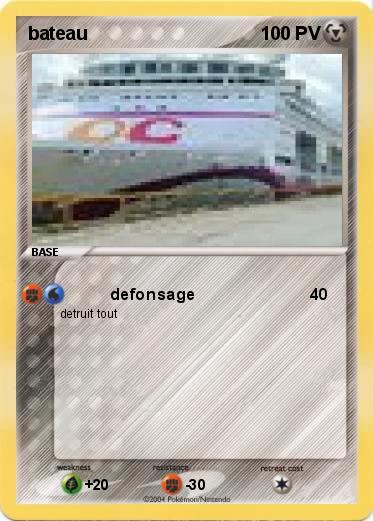 Pokemon bateau