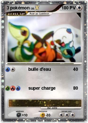 Pokemon 3 pokémon