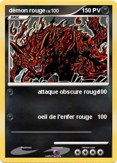 Pokemon démon rouge