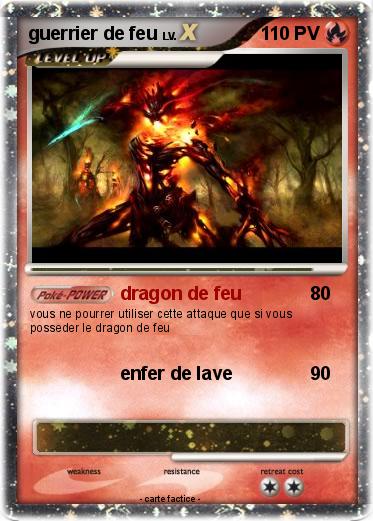 Pokemon guerrier de feu