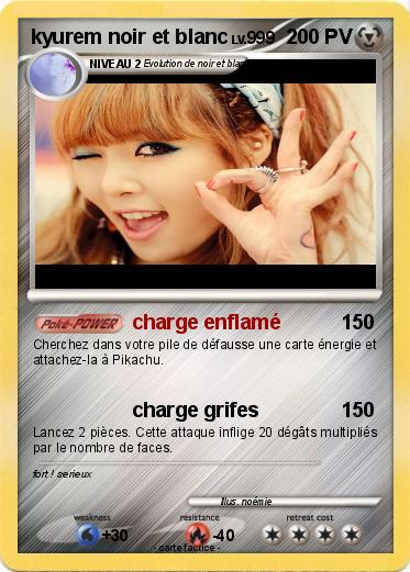 Pokemon kyurem noir et blanc