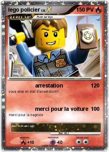 Pokemon lego policier