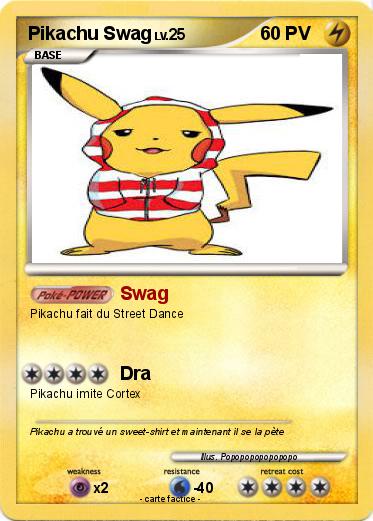 Pokemon Pikachu Swag