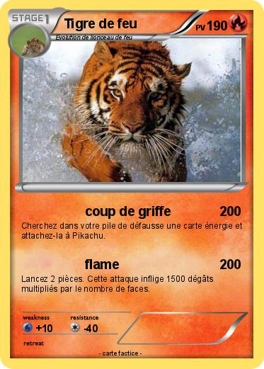 Pokemon Tigre de feu
