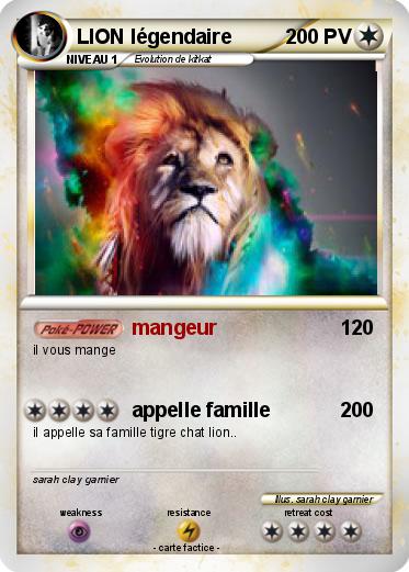 Pokemon LION légendaire