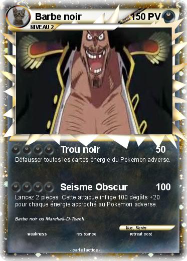 Pokemon Barbe noir