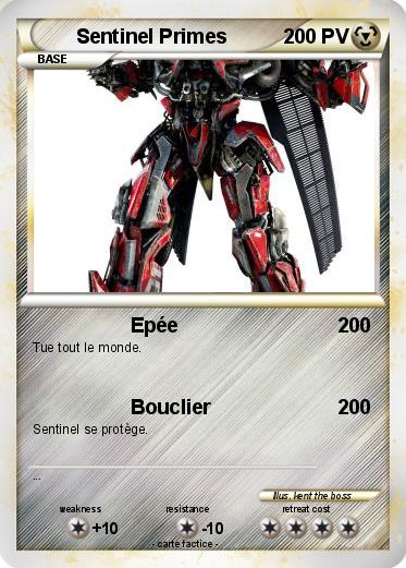 Pokemon Sentinel Primes