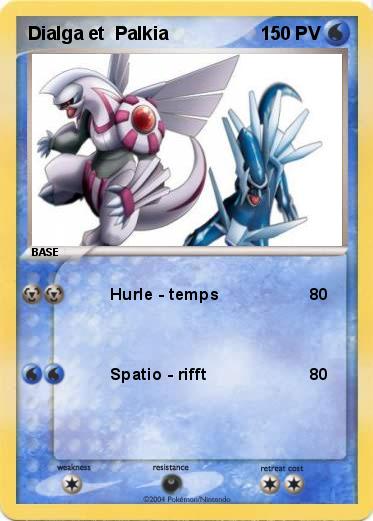 Pokemon Dialga et  Palkia