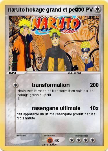 Pokemon naruto hokage grand et petit