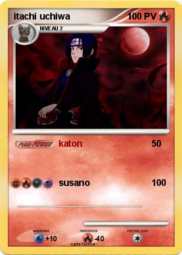 Pokemon itachi uchiwa