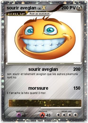 Pokemon sourir aveglan
