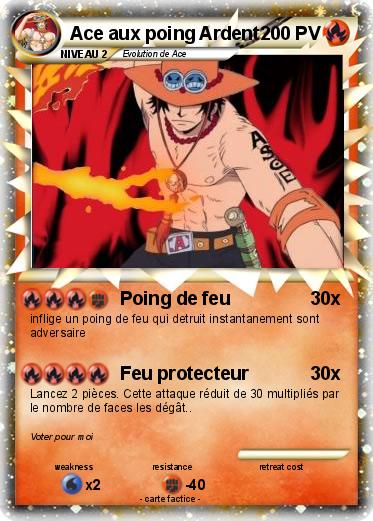 Pokemon Ace aux poing Ardent