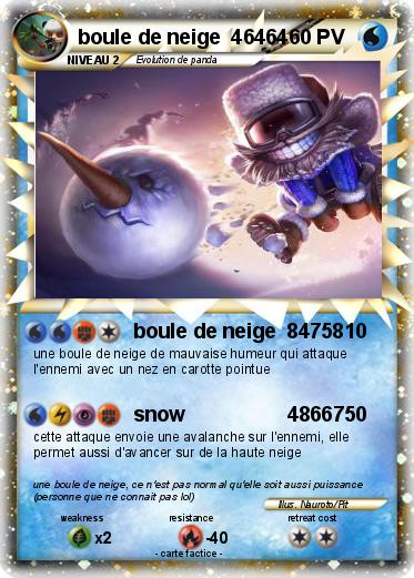 Pokemon boule de neige  46464