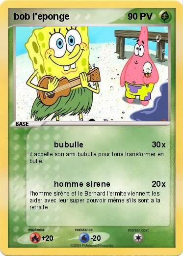 Pokemon bob l'eponge