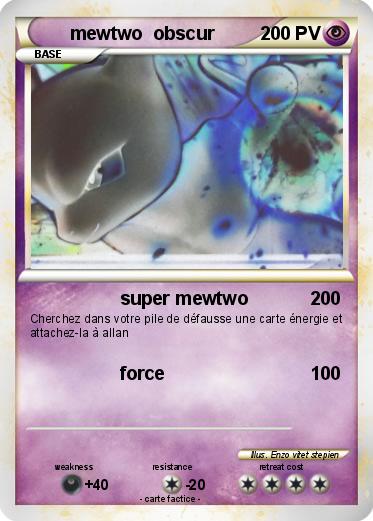 Pokemon mewtwo  obscur