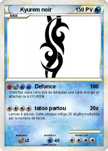 Pokemon Kyurem noir