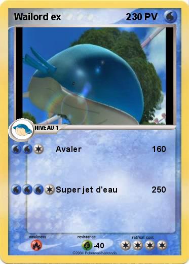 Pokemon Wailord ex                         2