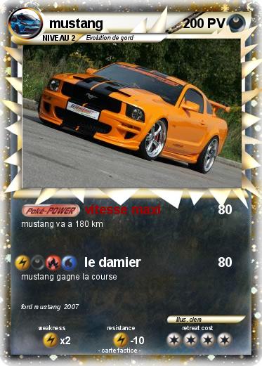 Pokemon mustang