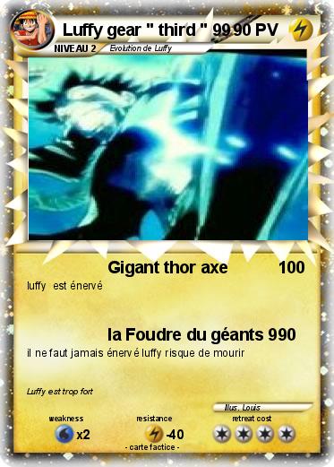 Pokemon Luffy gear " third " 99