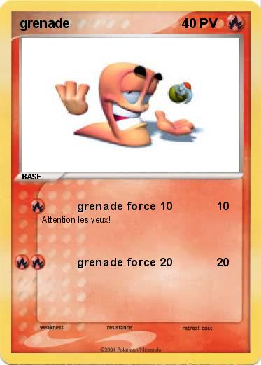 Pokemon grenade