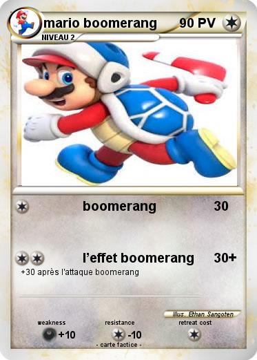 Pokemon mario boomerang