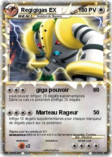 Pokemon Regigigas EX