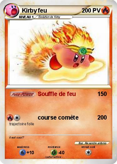 Pokemon Kirby feu