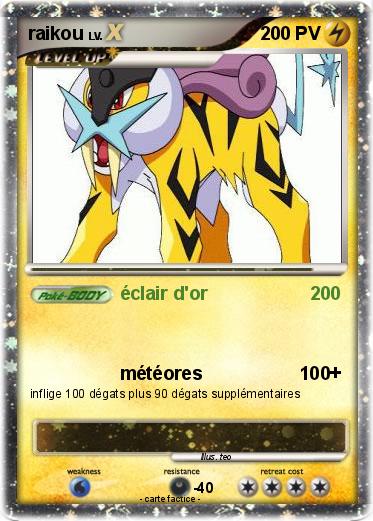 Pokemon raikou