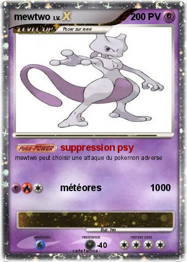 Pokemon mewtwo