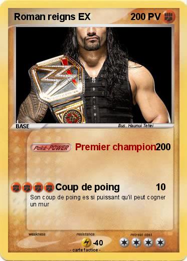 Pokemon Roman reigns EX